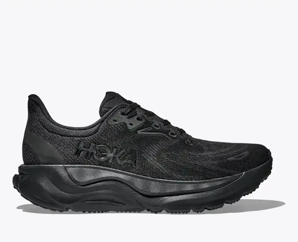 HOKA Arahi 8 Black - Men's Road Running Shoes & Trainers - front view