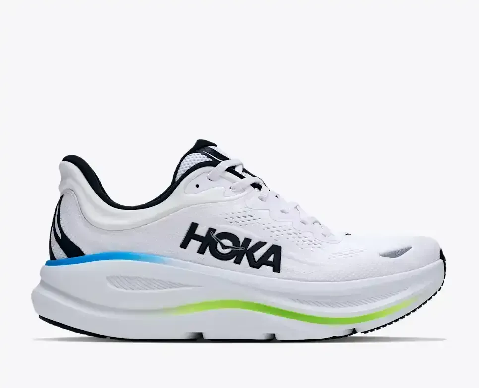 HOKA Bondi 9 Frost Black - Men's Road Running Shoes & Trainers - front view