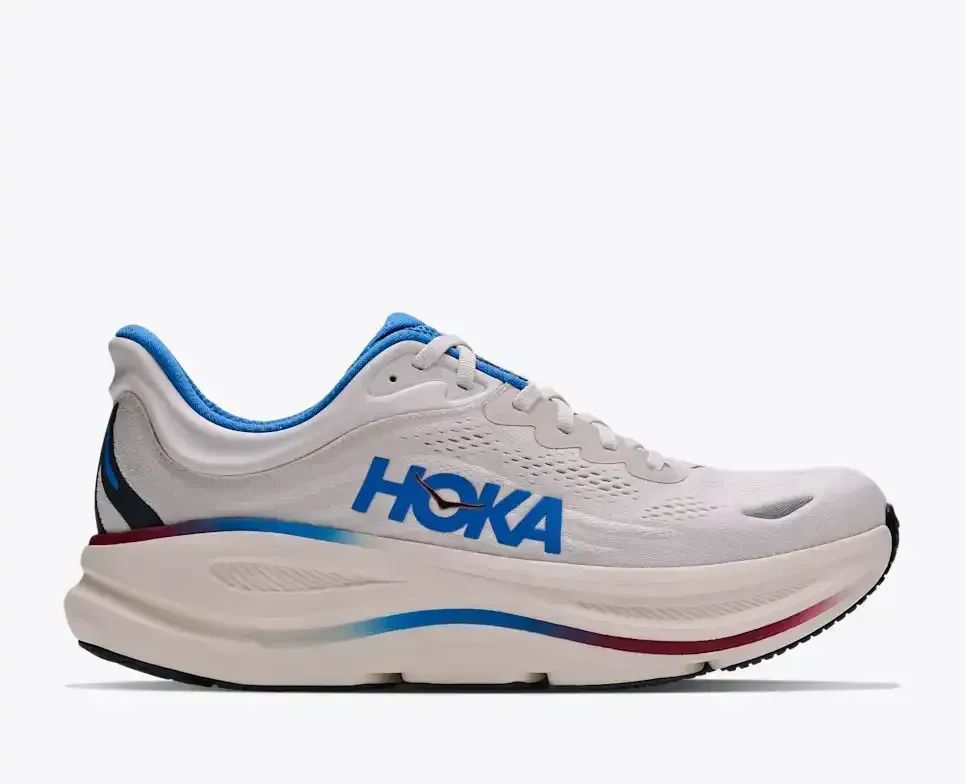 HOKA Bondi 9 Grout Varsity Navy - Men's Road Running Shoes & Trainers - front view