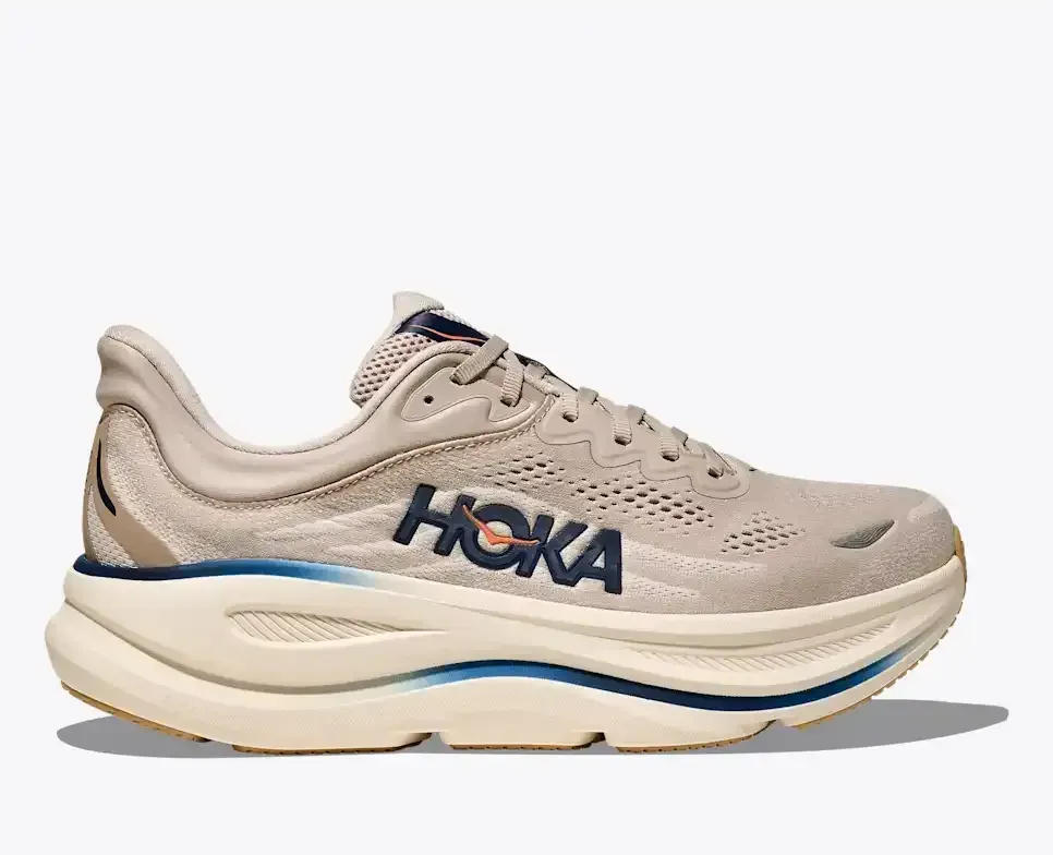 HOKA Bondi 9 Stucco Grout - Men's Road Running Shoes & Trainers - front view