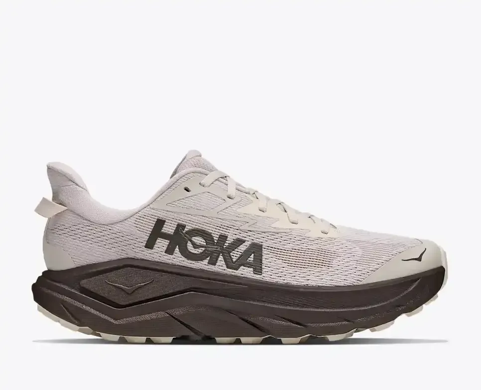 HOKA Challenger 8 River Rock Grey Cast Iron - Men's Running Shoes & Trainers - front view