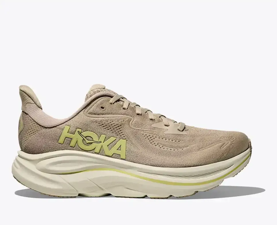 HOKA Clifton 10 Raw Linen Stone - Clifton 10 - front view