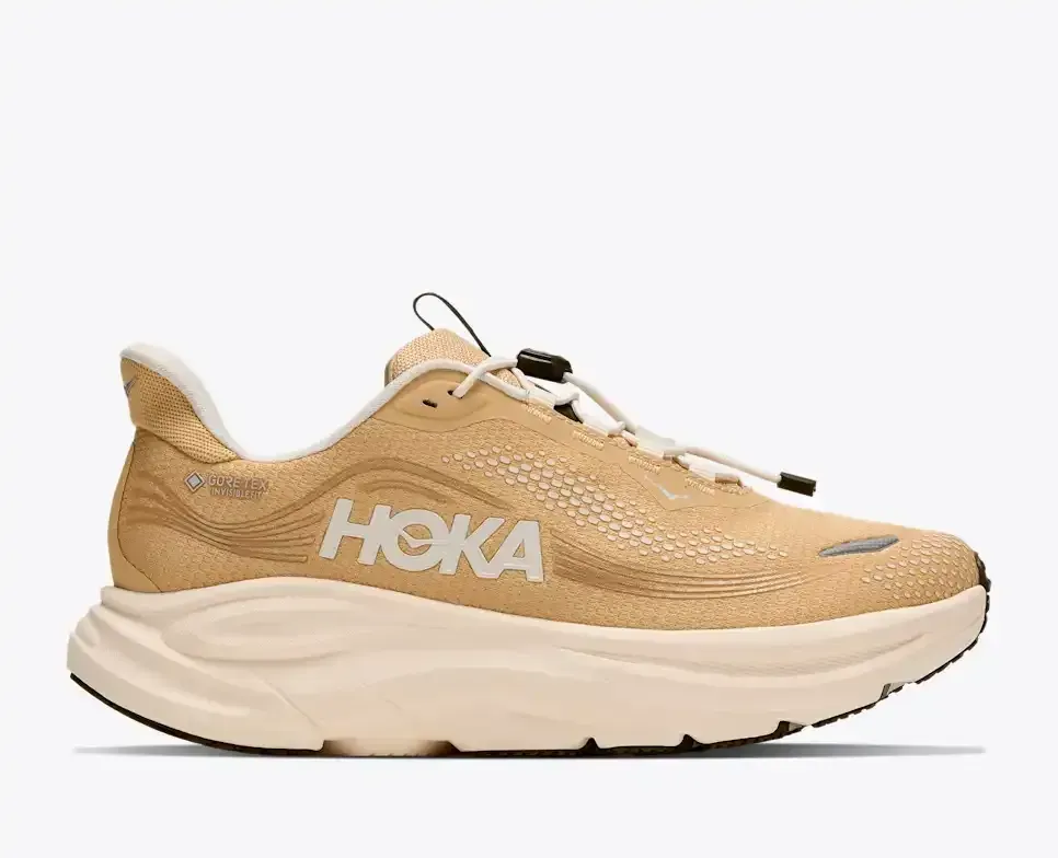 HOKA Clifton 11 GORE-TEX Honeycomb Alabaster (Women’s) - Road Running Shoes - front view
