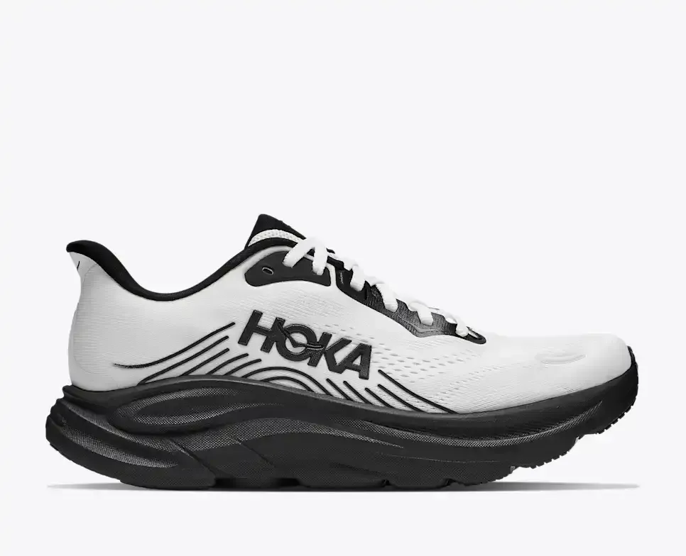 HOKA Clifton 11 Road Running White - Men's Road Running Shoes & Trainers - front view