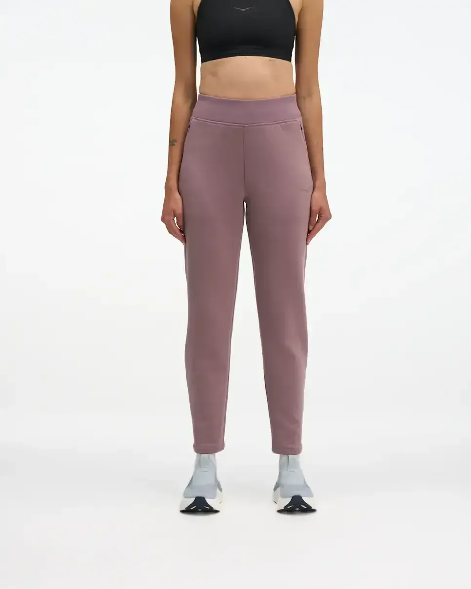 HOKA Essential Recovery Pant Dark Quartzite (Women’s) - Ladies Running Shorts, Leggings & Trousers - front view