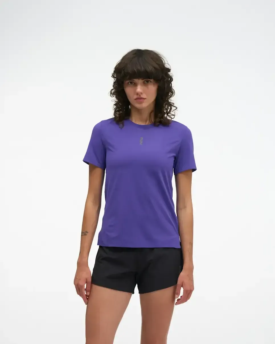 HOKA EveryRun Short Sleeve Cosmic Purple (Women’s) - Women's Products - front view