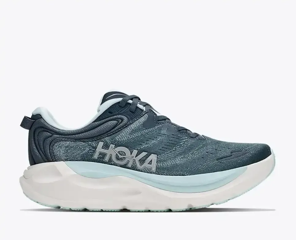 HOKA Gaviota 6 Faded Navy Glimmering Blue (Women’s) - Road Running Shoes - front view