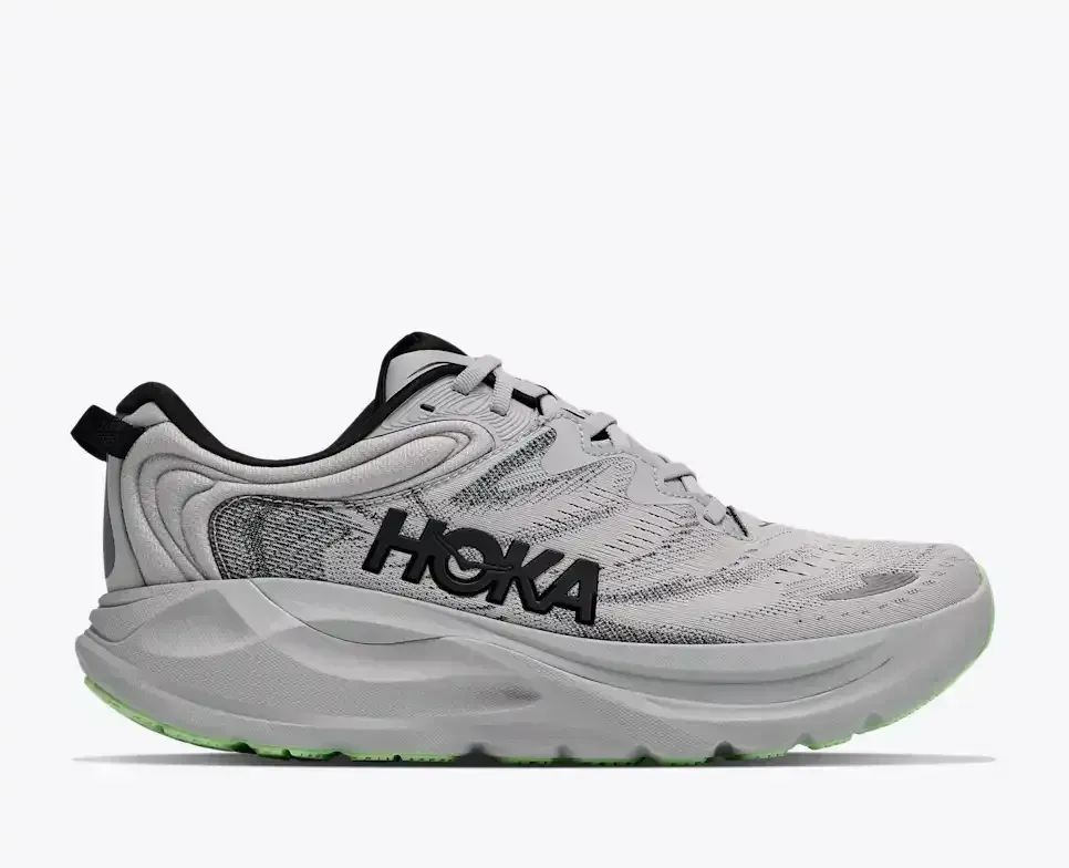 HOKA Gaviota 6 Stardust Black - Men's Road Running Shoes & Trainers - front view