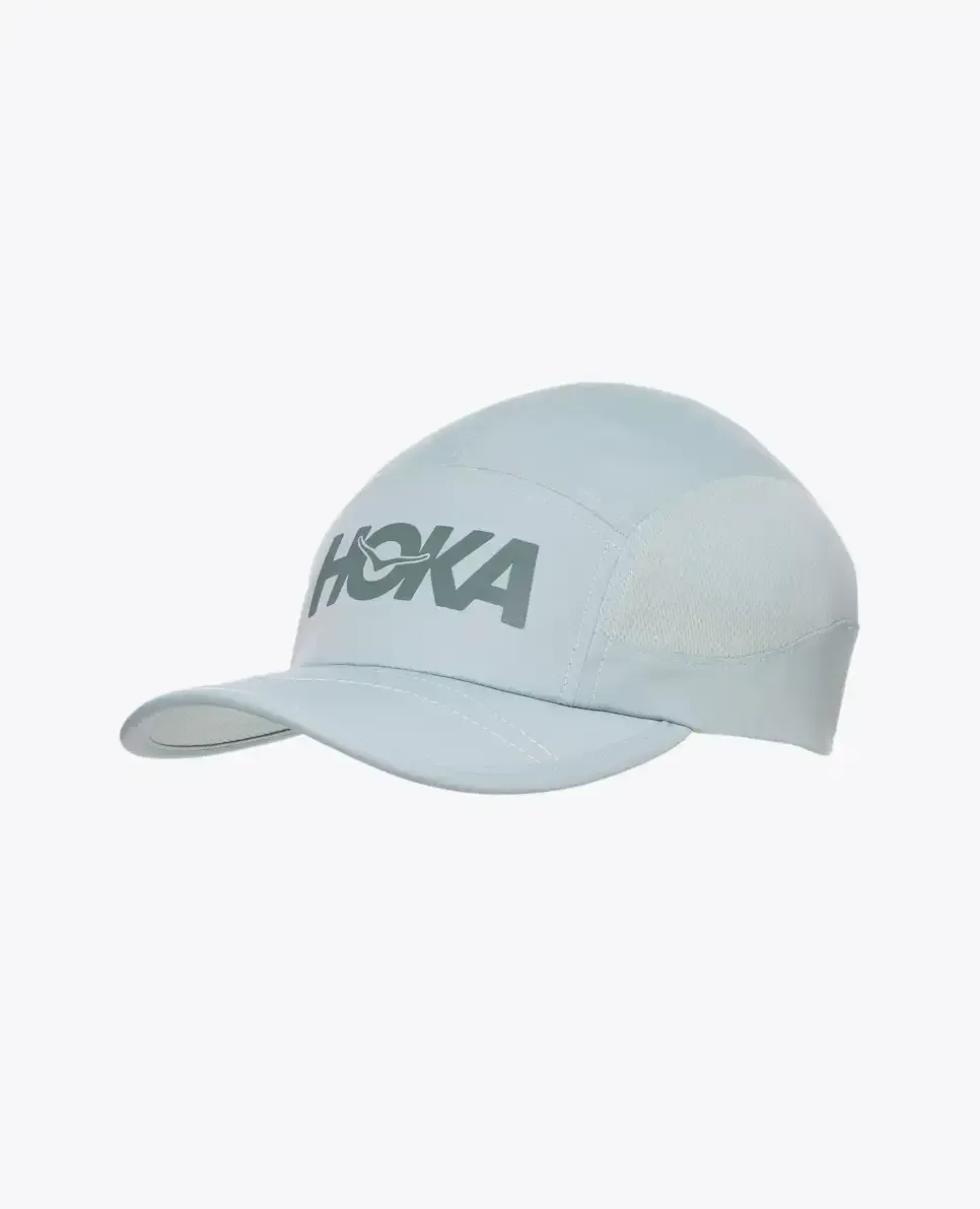 HOKA Hoka Run Hat Mineral Blue - Men's HOKA Exclusives - front view