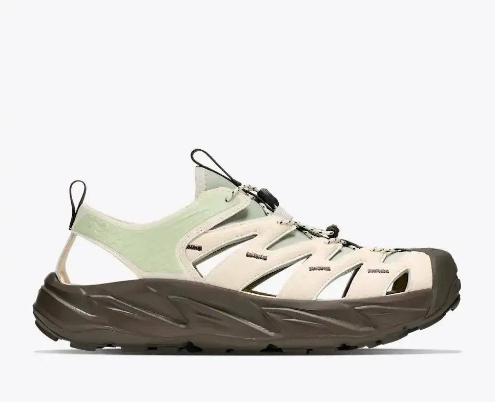HOKA Hopara Morning Dew Antique Olive - Hiking Boots & Shoes - front view
