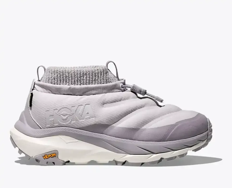 HOKA Kaha 2 Frost Moc GORE-TEX Ash Grey Foggy Grey (Women’s) - Women's Running Shoes - front view