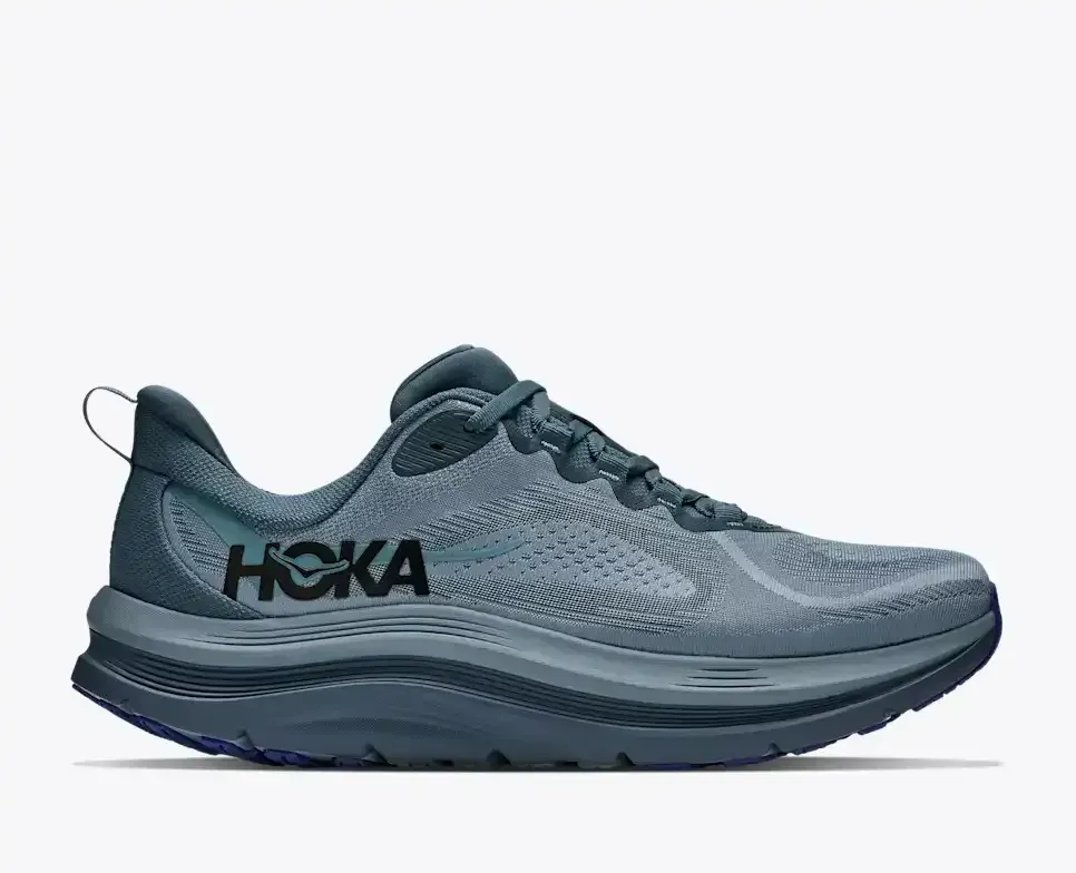 HOKA Kawana 3 Faded Navy Electric Aqua - Men's Running Shoes & Trainers - front view