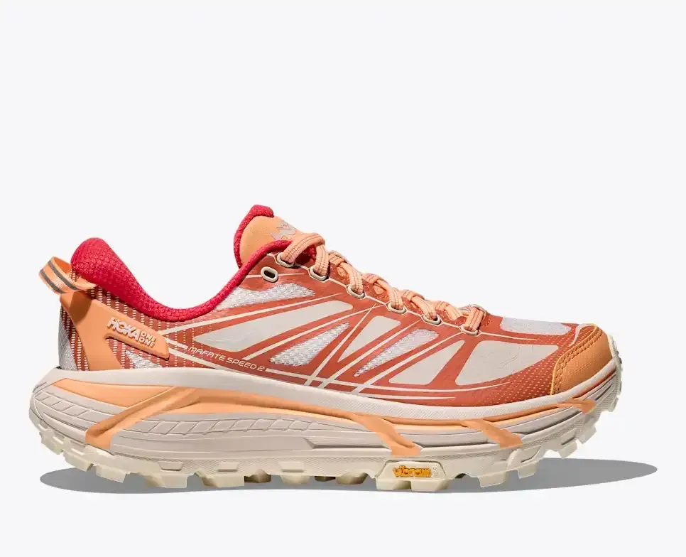 HOKA Mafate Speed 2 Pale Tangerine Ember - Men's Road Running Shoes & Trainers - front view