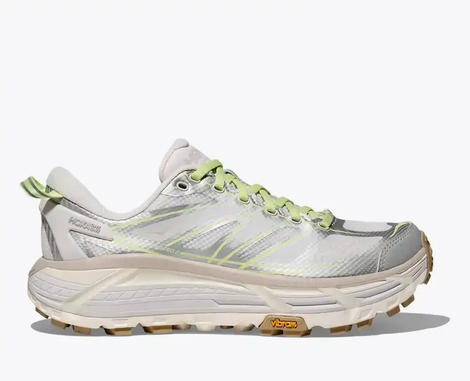 HOKA Mafate Speed 2 Silver Grout - Men's Road Running Shoes & Trainers - front view