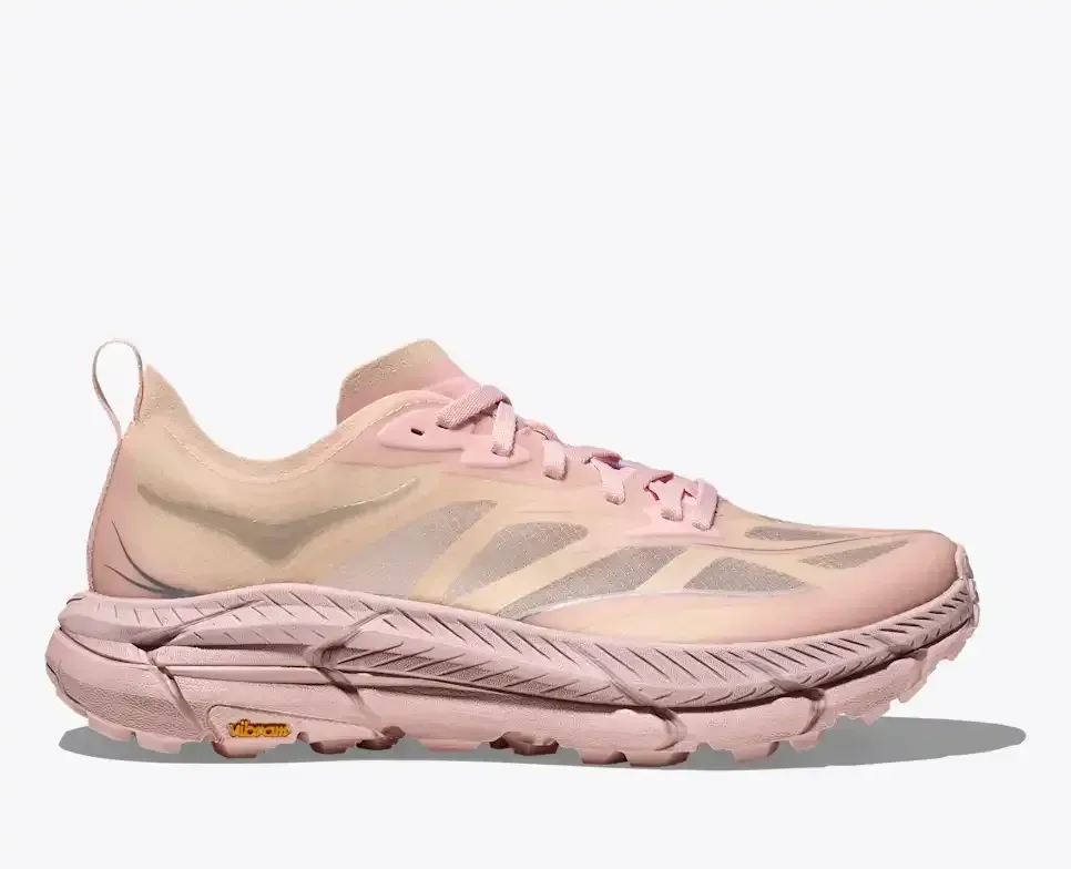 HOKA Mafate Speed 4 Lite Rose Tea Rose Latte - Men's Running Shoes & Trainers - front view