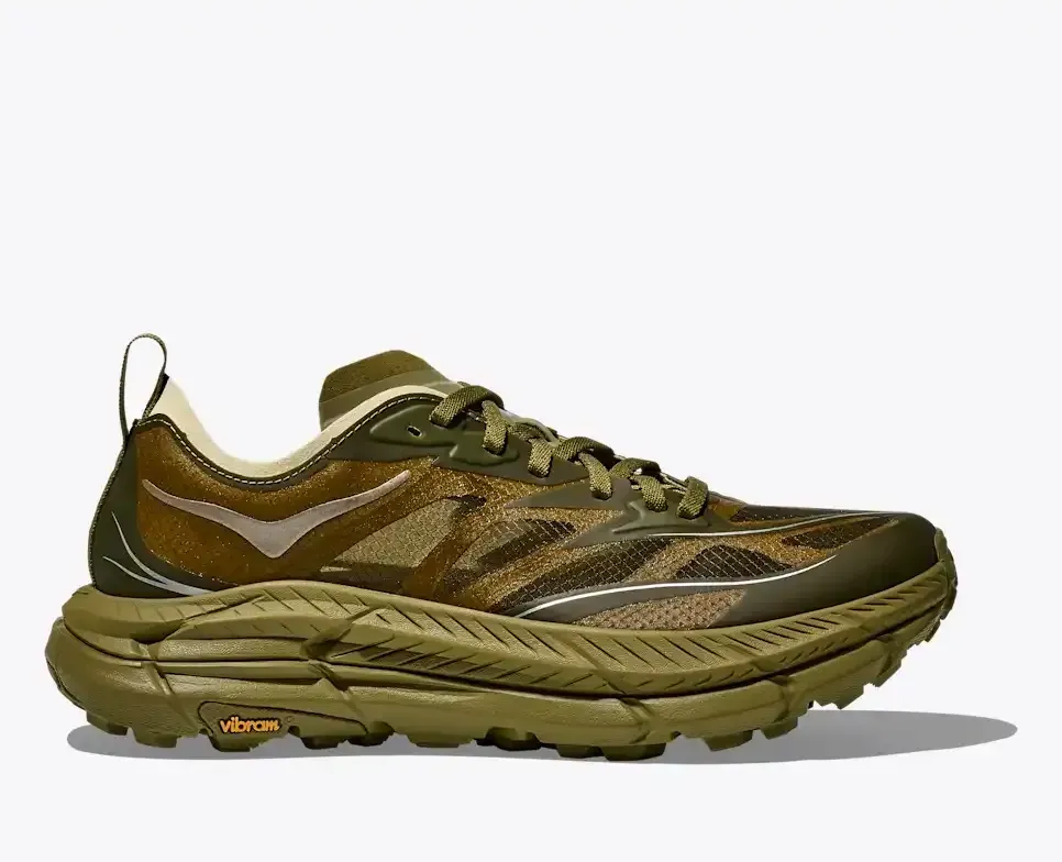 HOKA Mafate Speed 4 Lite Wild Rye Pampas Grass - Men's Running Shoes & Trainers - front view