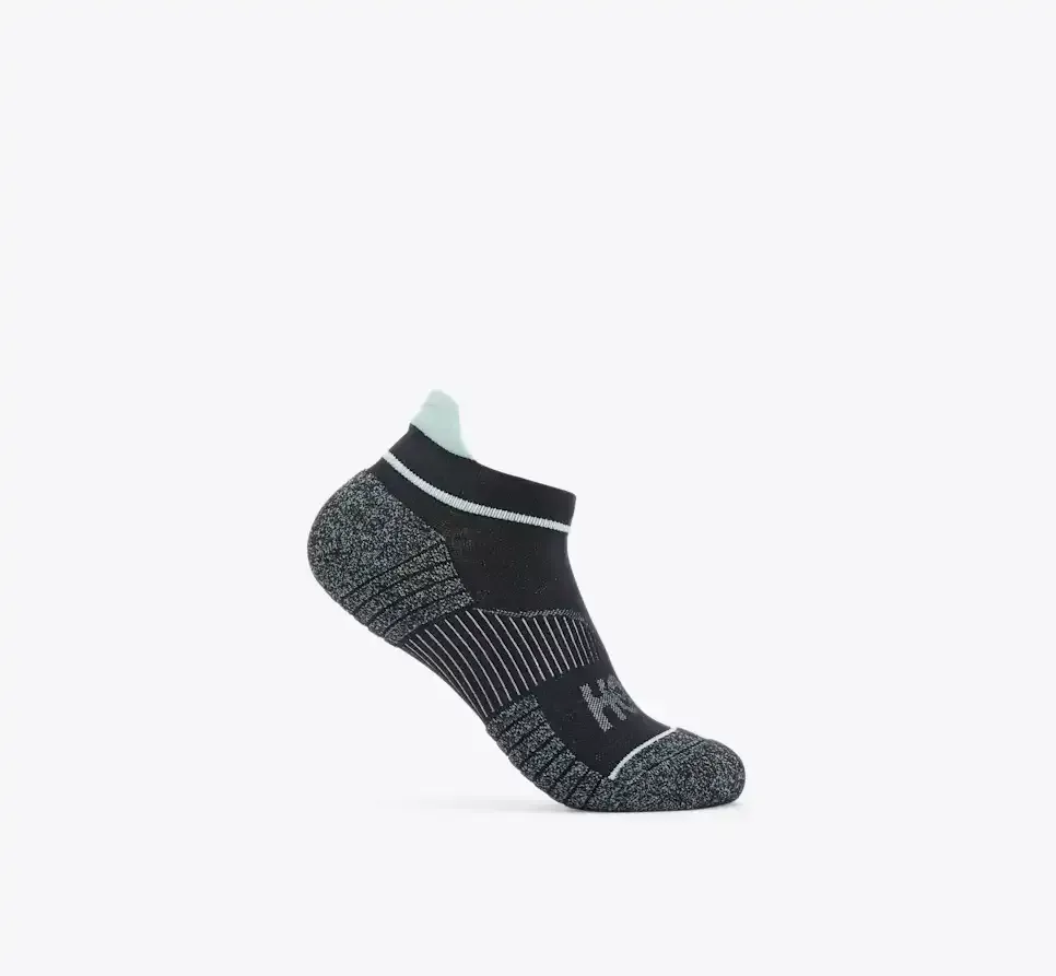 HOKA No-Show Run Sock Black - Men's HOKA Exclusives - front view