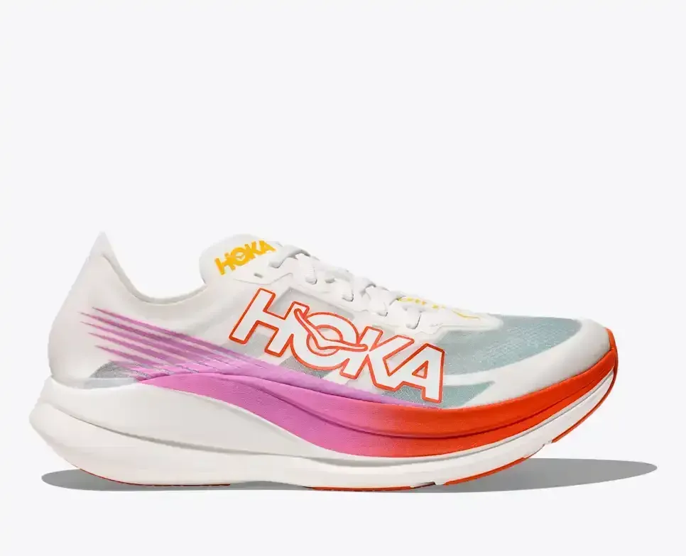 HOKA Rocket X 2 Frost Lava - Men's Running Shoes & Trainers - front view