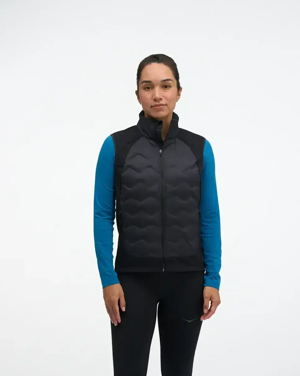 HOKA SkyFill Insulated Vest Black (Women’s) - New Releases - front view