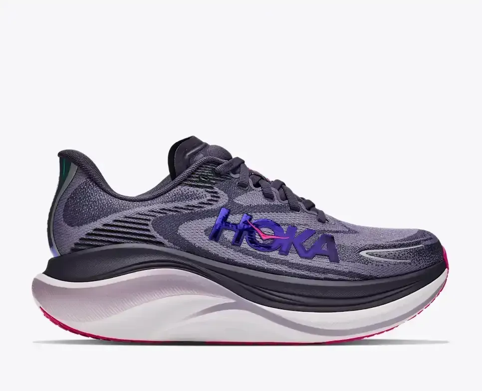 HOKA Skyward X 2 Squid Ink Neon Dragonfruit (Women’s) - Road Running Shoes - front view