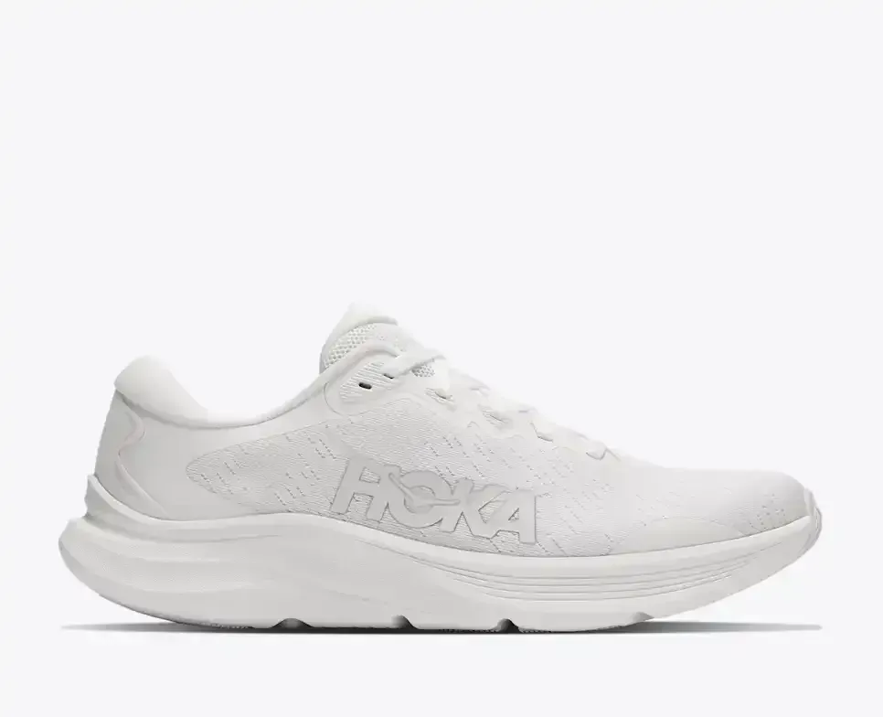 HOKA Solimar 2 White (Women’s) - Walking Shoes & Boots - front view
