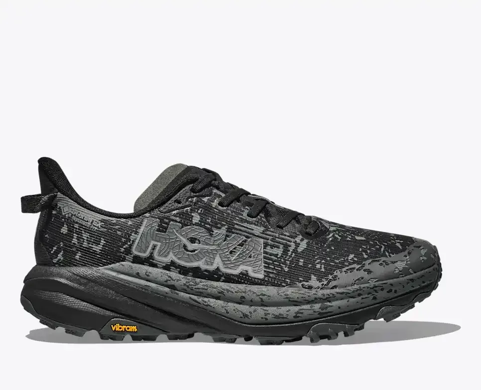 HOKA Speedgoat 6 GORE-TEX Black Outer Orbit - Men's Running Shoes & Trainers - front view