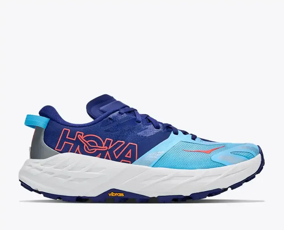 HOKA Speedgoat 7 Blueberry Cosmic Grey (Women’s) - Trail Running Shoes - front view