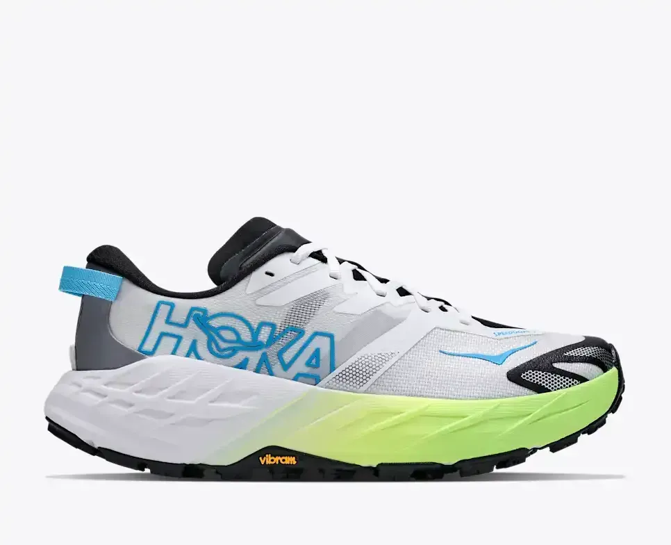 HOKA Speedgoat 7 Frost Neon Yuzu (Women’s) - Trail Running Shoes - front view