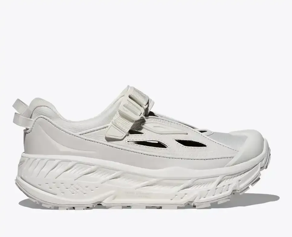 HOKA Stinson Breeze Frost Grout - Men's Running Shoes & Trainers - front view