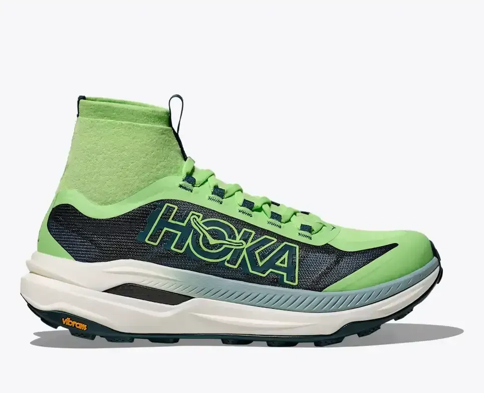 HOKA Tecton X 3 Tart Apple Blue Twilight - Men's Running Shoes & Trainers - front view