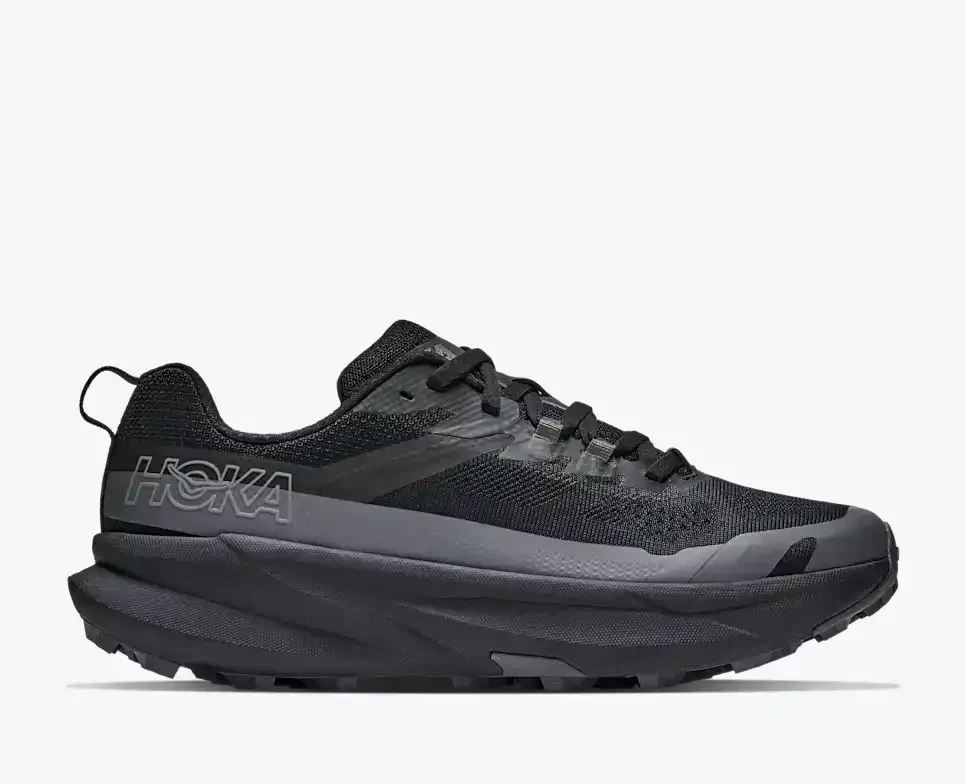 HOKA Torrent 5 Black Outer Orbit - Men's Running Shoes & Trainers - front view