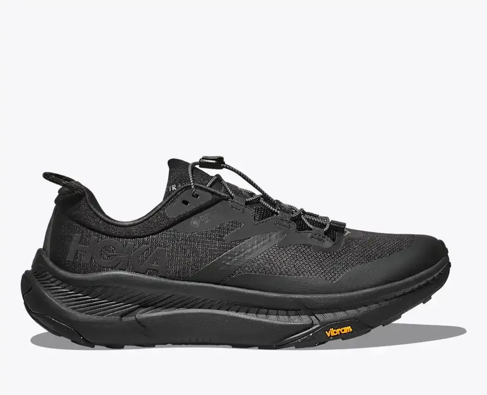 HOKA Transport GORE-TEX Black - Men's Running Shoes & Trainers - front view